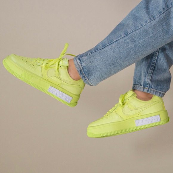 Nike Shoes - Nike Air Force 1 AF1 Fontanka Yellow Strike/LT Lemon